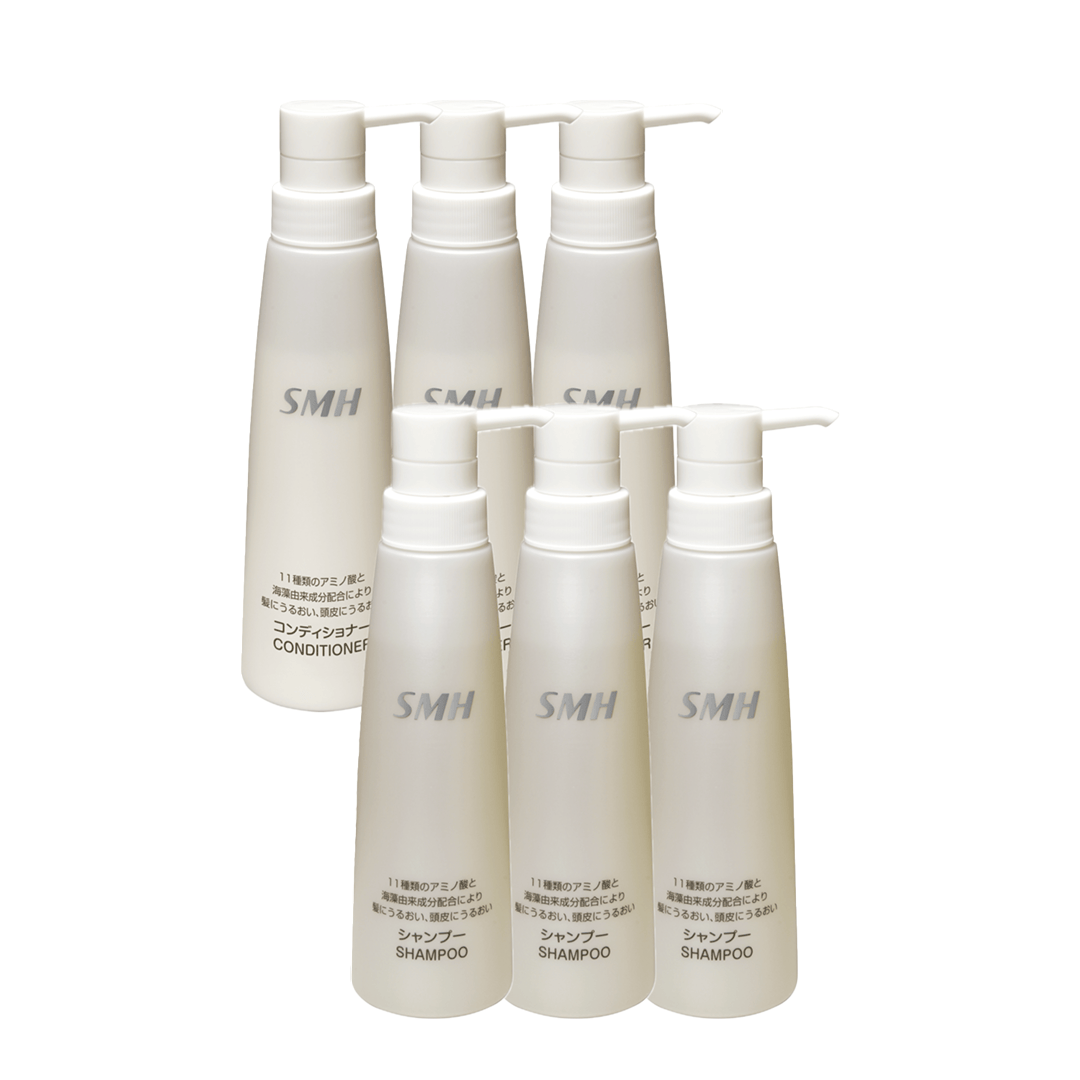 SMHシャンプー・コンディショナー各3本セット(合計6本)